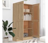 Bibliothèque, Étagère de Rangement, VIDAXL, Chêne sonoma - 82,5x30,5x150 cm Bois d’ingénierie B251