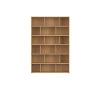 Bibliothèque finition bois clair chêne l140 cm epure