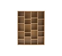 Bibliothèque design finition bois clair chêne L149 cm RYTHM