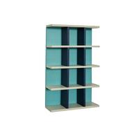 Bibliothèque Galaxy de Hübsch Turquoise/ Bleu/ Gris