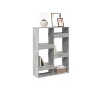 vidaXL Bibliothèque Bois d'ingénierie 100x33x135 cm Gris béton