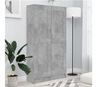 vidaXL Bibliothèque Gris béton - 82,5x30,5x150 cm