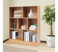 Bibliothèque indépendante, 7 compartiments, 80 x 23 x 100 cm, pour la présentation et le rangement à la maison, au bureau et dans la chambre à coucher