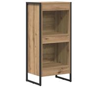Bibliothèque industrielle - vidaXL - Chêne artisanal - Bois d'ingénierie - 40x30x86,5 cm - Pièces en acier