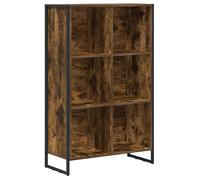 vidaXL Bibliothèque Chêne Fumé 99,5 x 30 x 108,5 cm Bois d'ingénierie