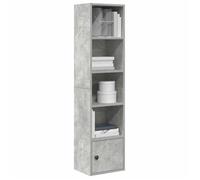 Bibliothèque intérieure - vidaXL - Étagère haut, pour salon - bois d'ingénierie - gris béton - 31 x 24 x 127 cm@ldm15o