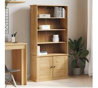 Bibliothèque intérieure VIGO - vidaXL - Étagère haut, pour salon - bois de pin massif - 85 x 35 x 170 cm@qff18n