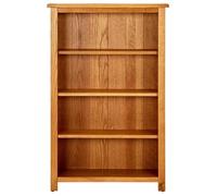 Bibliothèque - mango - à 4 niveaux - 70x22x110 cm - Bois de chêne massif M2073