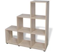 Bibliothèque - mango - Meuble de rangement - 107 cm - Couleur de chêne M1004