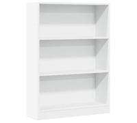Bibliothèque - mango - Meuble de rangement - Blanc - 80x24x109 cm - bois d'ingénierie M1220