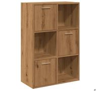 Bibliothèque - mango - Meuble de rangement - chêne artisanal - 60,5x30x90 cm - bois d'ingénierie M623