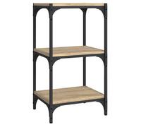 Bibliothèque - mango - Meuble de rangement - chêne sonoma - 40x33x70,5 cm - bois d'ingénierie acier M988