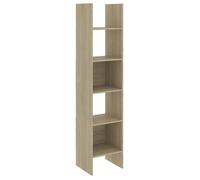 Bibliothèque - mango - Meuble de rangement - chêne sonoma - 40x35x180 cm - Bois d’ingénierie M331