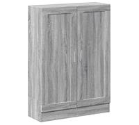 Bibliothèque - mango - Meuble de rangement - Sonoma gris - 82,5x30,5x115 cm - bois d'ingénierie M415