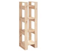 Bibliothèque - mango - Meuble Étagère - 41x35x125 cm - pin massif M1620