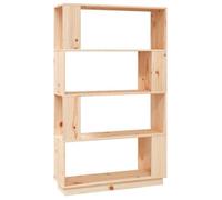 Bibliothèque - mango - Meuble Étagère - 80x25x132 cm - Pin solide M1503