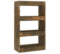Bibliothèque - mango - Meuble Étagère - Chêne fumé - bois d'ingénierie M1409