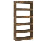 Bibliothèque - mango - Meuble Étagère - Chêne fumé - bois d'ingénierie M1450
