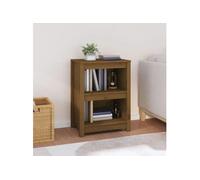 vidaXL Bibliothèque 50x35x68 cm - Marron miel