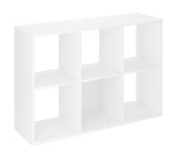 Bibliothèque Maxicube 6 cases blanches