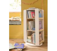 Bibliothèque meuble de rangement tournant LIGNE TERRAZZO beige TU