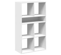 Bibliothèque/Meuble Étagère contemporain, blanc 66x31x112 cm, bois d'ingénierie（3588222）ZKY