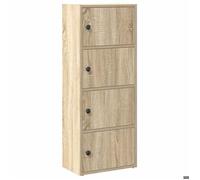 Bibliothèque/Meuble Étagère contemporain, chêne sonoma 40x24x102 cm, bois d'ingénierie（8732834）ZKY