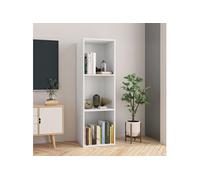 vidaXL Bibliothèque/Meuble TV Blanc 36 x 30 x 114 cm Aggloméré