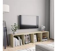 Bibliothèque/Meuble Tv Chêne Sonoma 143 X 30 X 36 Cm