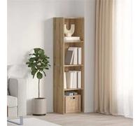 vidaXL Bibliothèque/Meuble TV vieux bois 36x30x143cm bois d'ingénierie