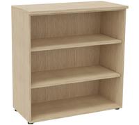 Bibliothèque mi-hauteur sans porte L.100 x P.48 x H.104 cm - Chêne