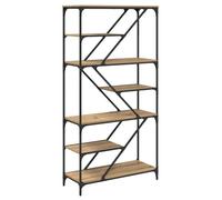 Bibliothèque moderne en bois d'ingénierie - vidaXL - 91x36x176 cm - Chêne artisanal - 9 étagères - Autoportante