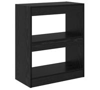 vidaXL Bibliothèque moderne Chêne noir 60x30x72 cm Bois d'ingénierie 2 étagères