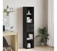 vidaXL Bibliothèque modulable Chêne noir 36x30x171 cm, bois d'ingénierie, moderne