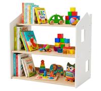 Bibliothèque Montessori pour enfants, étagère en forme de maison, MDF