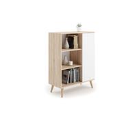 Bibliothèque naturel-blanc Fondi