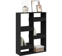 vidaXL Bibliothèque Bois d'ingénierie 100 x 33 x 135 cm Noir