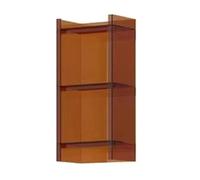 Bibliothèque ouverte en acrylique pour le salon et le bureau, 40 x 25 x 76 cm, design moderne, solution de rangement élégante pour livres et décoration