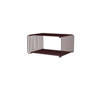 Bibliothèque Panton Wire Demi-hauteur 07 - Noir et Rouge 17,2 cm x 25,7 cm