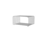 Bibliothèque Panton Wire Demi-hauteur 43-Chrome 17,2 cm x 25,7 cm