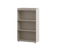 Bibliothèque Petite étagère en fer, support de rangement mobile double face
