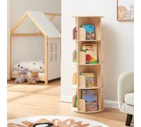 Bibliothèque pivotante pour enfants 'Chasek' 125 x 44 cm pin naturel