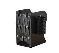 Bibliothèque pour bureau, organiseur de bibliothèque, organiseur de bibliothèque télescopique, organiseur de bureau, organisateur de rangement en métal, étagère à livres de bureau avec porte-stylo