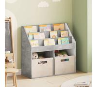 vidaXL Bibliothèque pour enfants Blanc 72,5 x 29,5 x 69 cm