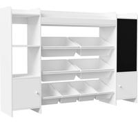 Bibliothèque pour enfants - Bibliothèque/étagère pour chambre d'enfant - 6 à 9 étagères - Bois - À monter soi-même