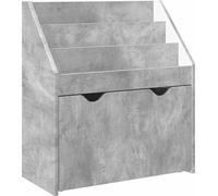 Bibliothèque pour enfants Gris béton 60 x 29,5 x 69 cm