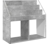 Bibliothèque pour enfants Gris béton 72,5 x 29,5 x 69 cm