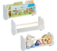 Bibliothèque pour enfants nuages, pack de 3