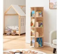 Bibliothèque pivotante pour enfants 'Chasek' 125 x 44 cm pin naturel