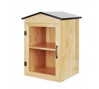 Bibliothèque Rue Style Chalet Étagère, Moderne Et Simple - Porte Unique | Sur Poteau, Étanche, Mini Bibliothèque En Bois, pour Jardin, Lecteurs